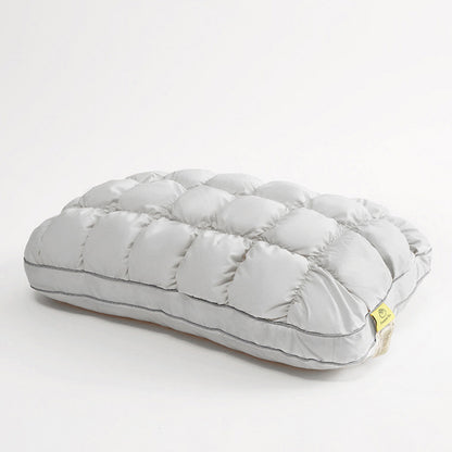 Fluffy Pillow Breathable Cute Pineapple Puff Pillow-Grey