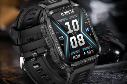 Smart Watch Fitness Tracker Heart Rate Sleep Monitor 100 Sport Modes for Android iOS -Black and White