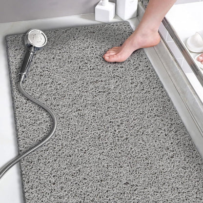 PVC Shower Mat Non-Slip Bath Mat Quick Drying Loofah Style Bathmat Style 1
