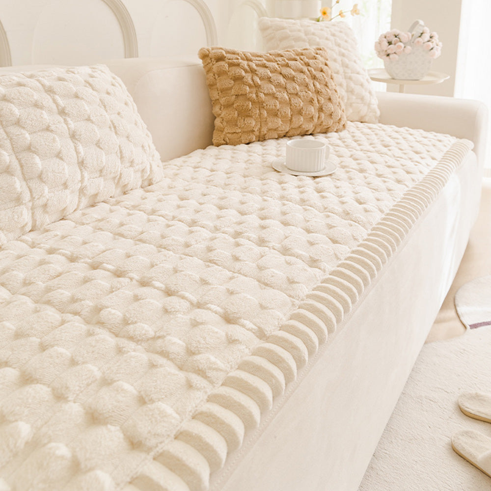 Soft Wear Resistant Couch Cover -Beige