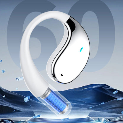 115-Language Wireless AI Translator Headphone Bluetooth Earbuds with Charging Case White