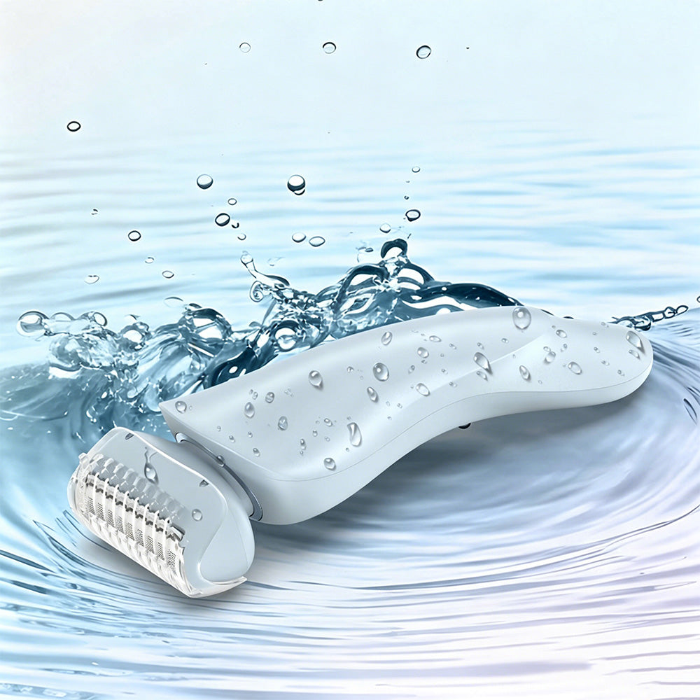Cordless Electric Hair Trimmer Rechargeable Women Hair Trimmer-Blue