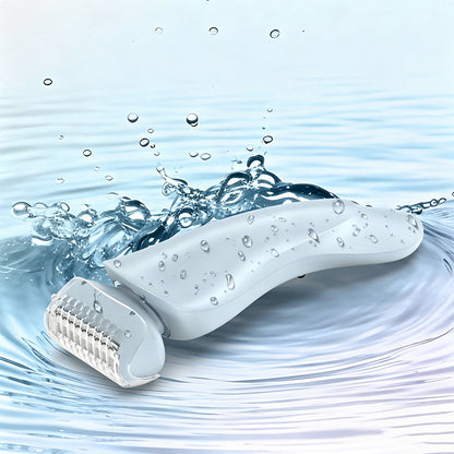 Cordless Electric Hair Trimmer Rechargeable Women Hair Trimmer-Blue
