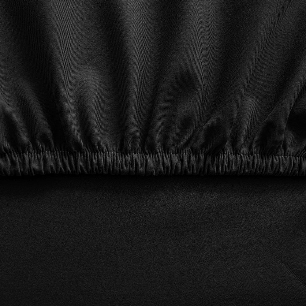 Stretchy Gaming Chair Cover Office Chair Swivel Chair Slipcover Black