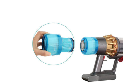 V15 Replacement HEPA Filters for Dyson V15 Detect Absolute Filter Extra Detect Clean Vacuum Cleaners