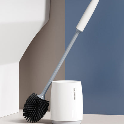 Toilet Brush with Quick Drying Holder-White