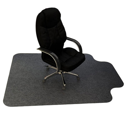 Anti-Slip Office Chair Mat for Carpet - Dark Grey