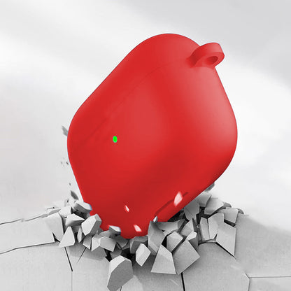 For AirPods Pro Silicone Protective Case Cover with Cleaner Kit and Keychain Red