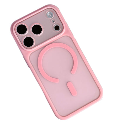 Frosted Easy Attached Camera Protection Case for iPhone 18 Pro Max - Pink