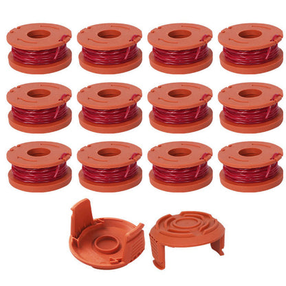 14Pcs Set Replacement Grass Trimmer Line Spool Tools Compatible with WORX Weed Eater