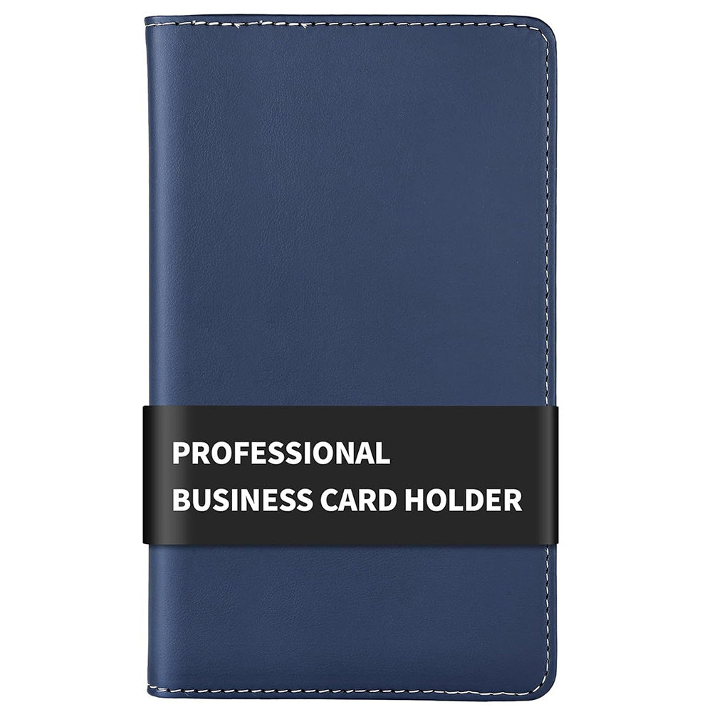120-Slot Capacity Business Card Holder Album-Dark Blue