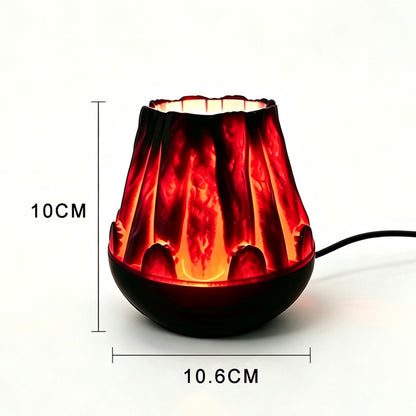 Dynamic Flame Projector Light Christmas USB Lamp - Snowflake
