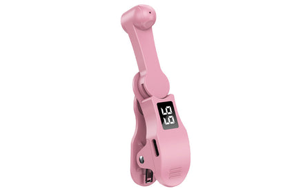 USB Auto Clicker Phone Screen Tapping Device with Adjustable Speed and Display -Pink