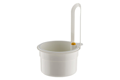 Faucet Hanging Kitchen Sink Strainer Basket - White