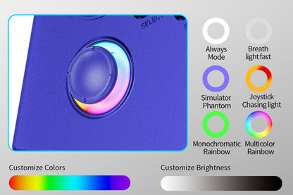 Handheld Retro Game Console 4 Inch Screen Built-in 64G TF Card Supports WiFi Bluetooth -Blue