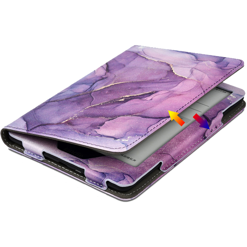 Case for Kindle Paperwhite 6 with Hand Strap Stand 7 Inch-Purple