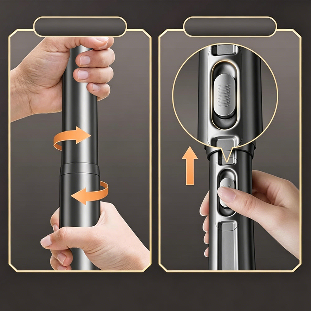 No Drilling Closet Rod 70-120cm Telescopic Clothes Rod for Closet Wardrobes
