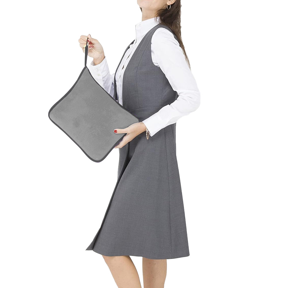 2-in-1 Travel Blanket Pillow PortableThrow Blanket for Camping Picnic Gray