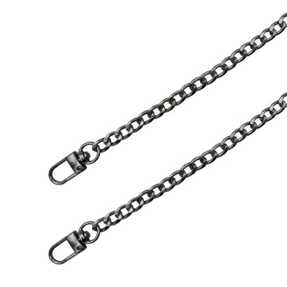 2Pcs 120cm Replacement Metal Shoulder Strap for Handbag Purse Chain Black