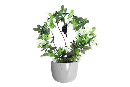 Plant Support Stakes Metal Holder Flower Pot Climbing Trellis-bird