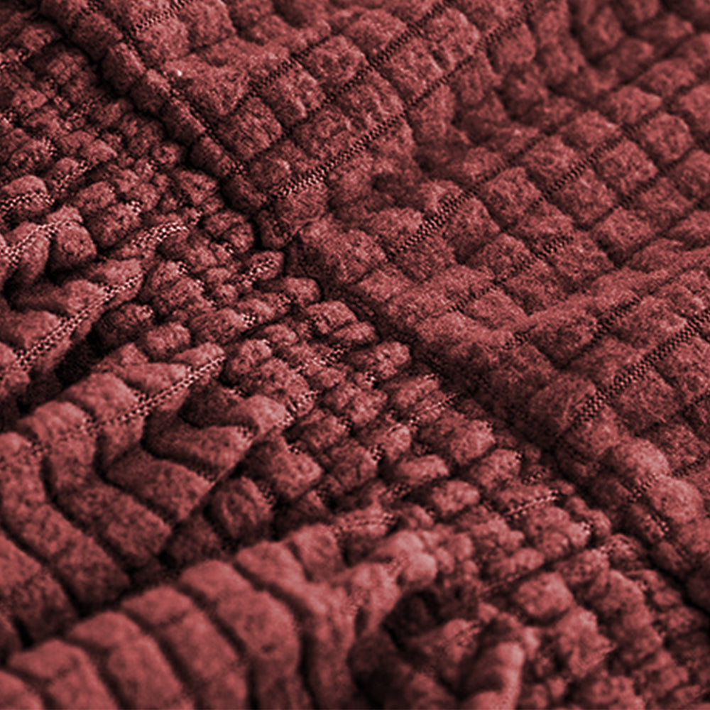 4Pcs Stretch Chair Slipcover Chair Covers Furniture Protector -Brown