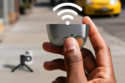 Phone Camera Grip with Selfie Light and Tripod for Photography TikTok-Black