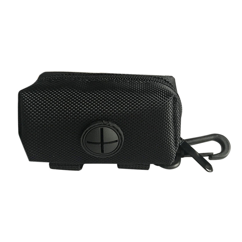 Dog Poop Bag Dispenser Pet Waste Bag Holder for Puppy Walking Cleanup Black