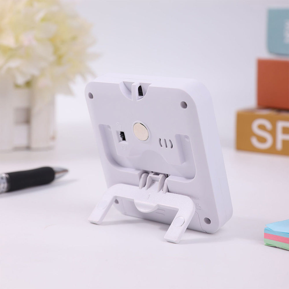 3-in-1 Electric Digital Timer Multi-Functional Loud Alarm Clock for Kitchen Gym Classroom White