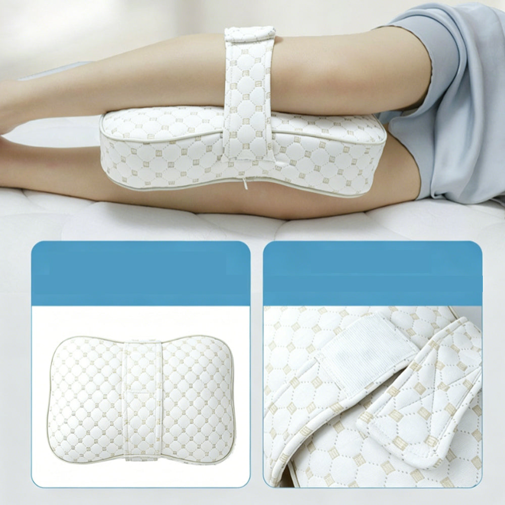 Knee Pillow for Side Sleeping-White