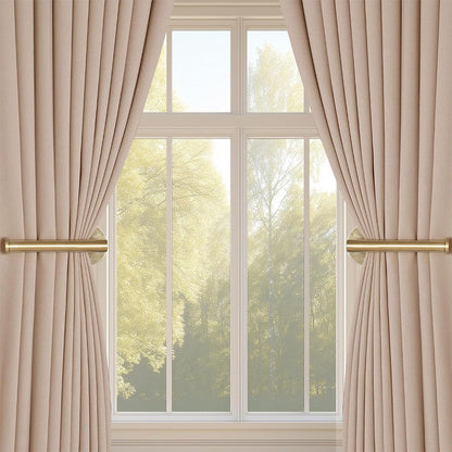 2 Piece Curtain Holdback Hooks and Tissue Roll Holders-Gold