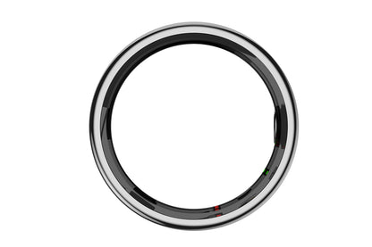 Smart Health Ring for Women Men Fitness Tracker with Heart Rate Sleep Monitoring -Silver