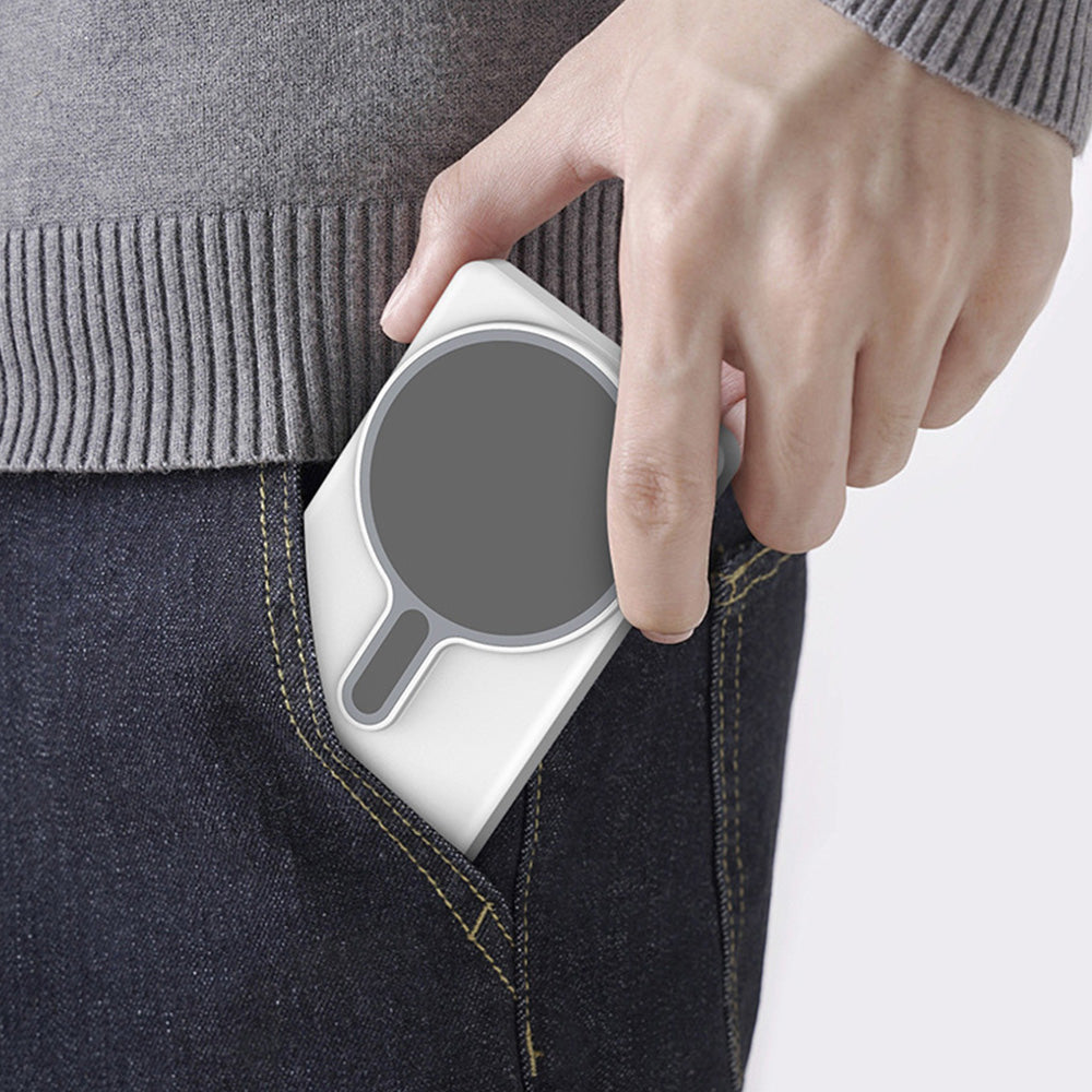 WiFi Vlog Selfie Monitor Screen 3-Mode Back Camera Monitor for Vlog Live Stream Compatible with iPhone and Android White