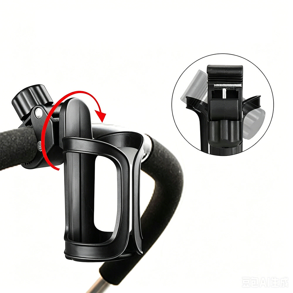 2Pcs Bike Water Bottle Holder Quick Release Cup Holder for Handlebar Seatpost-Knob Handle