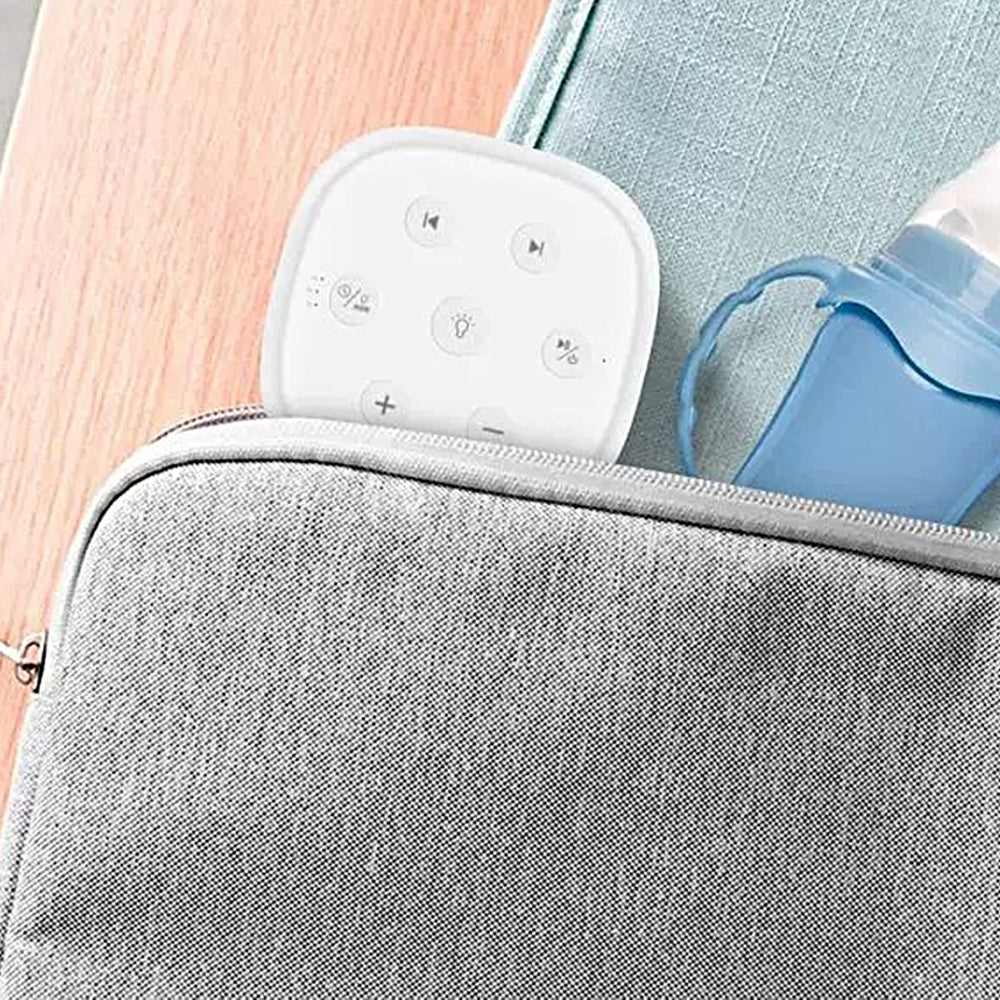 Portable White Noise Sound Machine for Baby Kids Adults Rechargeable Lullaby Machine with Night Light Sleeping Aid