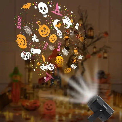 5V USB Christmas Holiday Projector Light for Indoor Outdoor Decor - Pumpkin