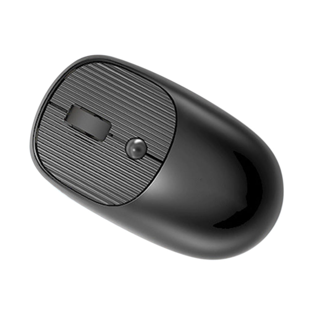 2.4GHz Wireless Keyboard And Mouse Combo With Round Key Caps-Black