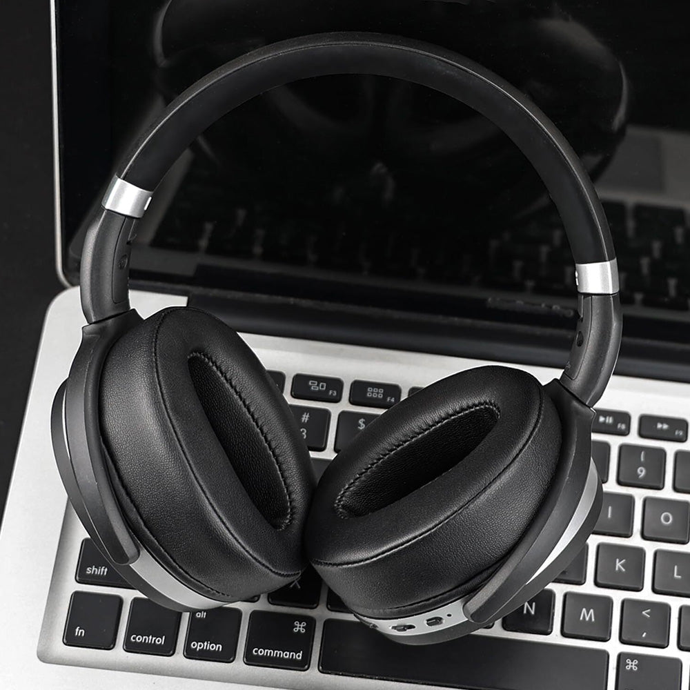 4pcs Replacement Ear Pads Competible with Sennheiser 4.50 BTNC HD 450BT HD400S HD485 Black