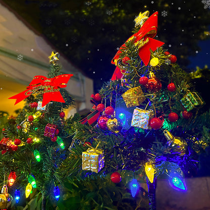 Christmas Tree Outdoor Solar Lights ¨C Waterproof Yard Garden & Lawn Decoration Style 2