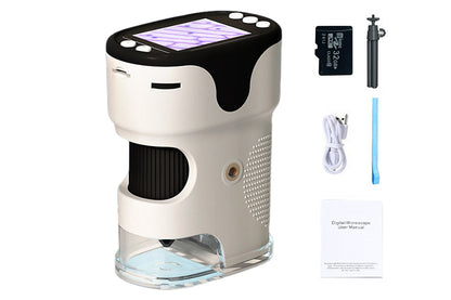 1000X Digital Pocket Microscope Rechargeable Handheld Portable Microscopes For Kids-White