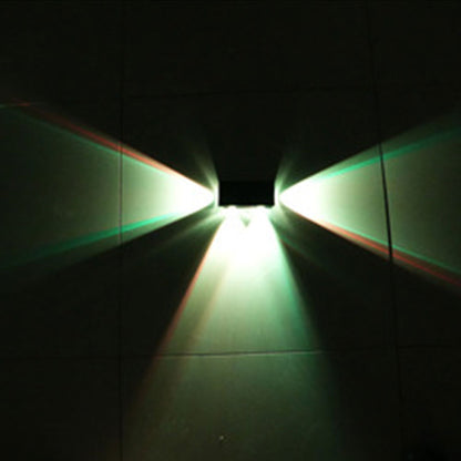 4Pcs Solar Colorful Fence Lights Outdoor Gardeb Deck Lights Step Wall Lights for Garden