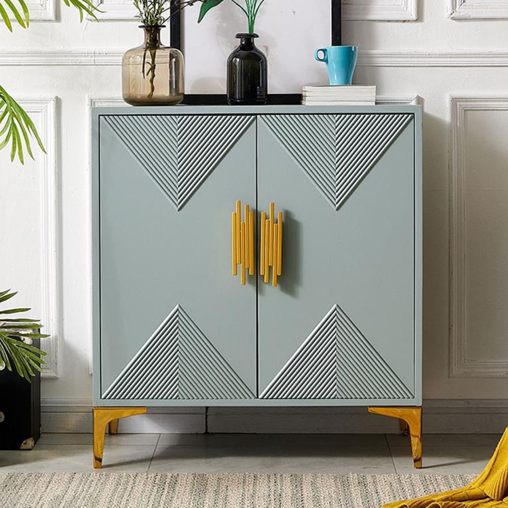 Set of 4Pcs Furniture Legs Metal Feet Triangle Feet Replacement Cabinet Dresser Legs Gold