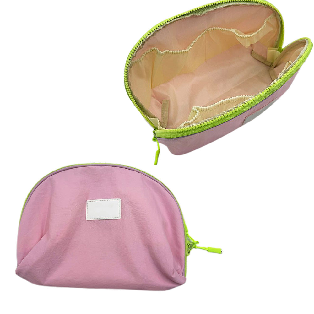 3-in-1 Clam-Shaped Underwear Bra Panty and Sock Travel Storage Bag - Pink