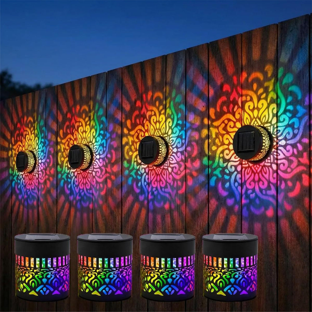 Solar Mandala Wall Light -Mixed Color