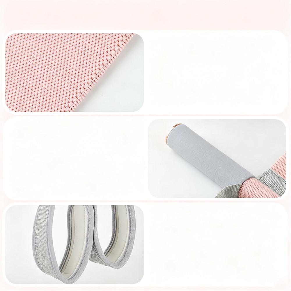Foot Pedal Resistance Band Anti-Snap Fabric Exercise Band - Pink