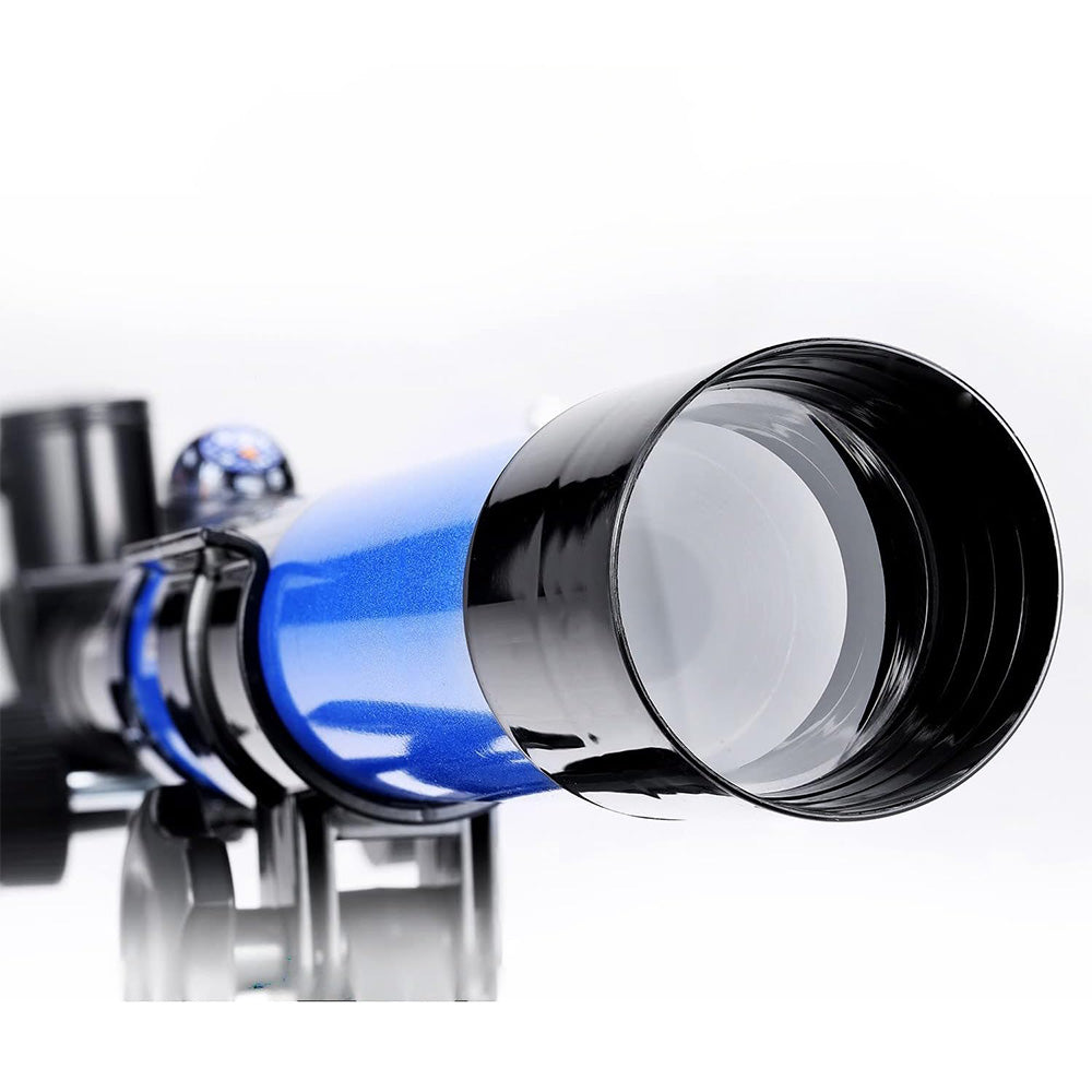 32X Magnification Astronomical Telescope Portable GPS Syncs Telescope with Tripod for Little Astronomy Beginners Blue