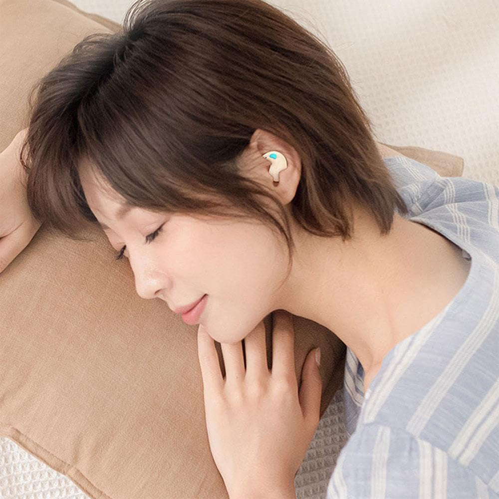 Wireless Bluetooth Sleep Earbuds Invisible Earplugs with Charging Case Skin Color