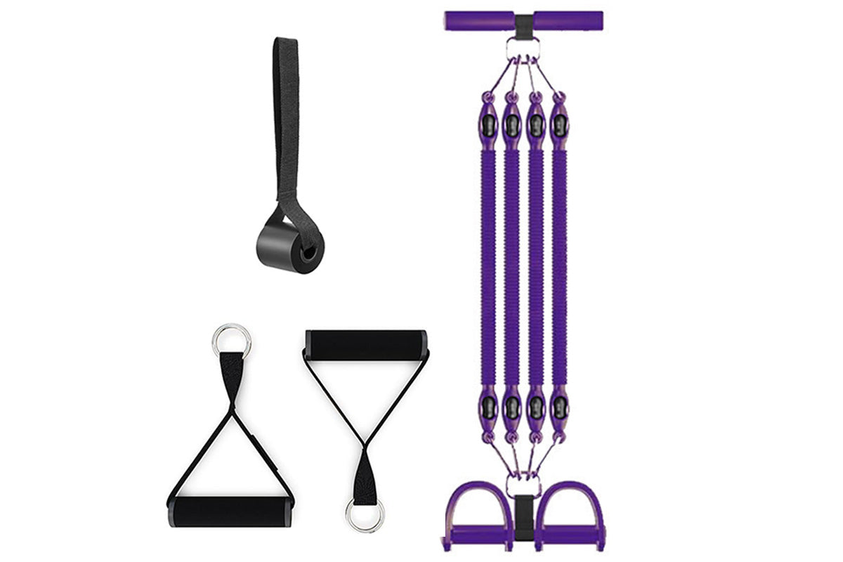4 Tubes 4-in-1 Resistance Band Pedal Puller