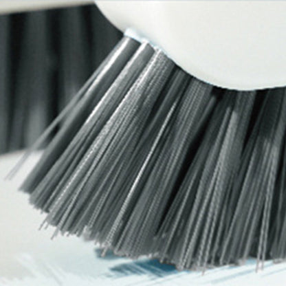 2-in-1 Groove Crevice Cleaning Brush Window Track Cleaning Tool with Hidden Scraper Orange