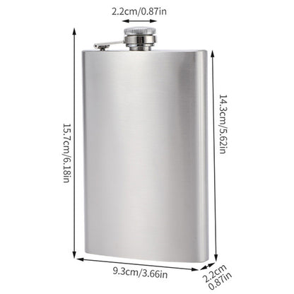 Stainless Steel Hip Flask Portable Leak Resistant Pocket Liquor Bottle