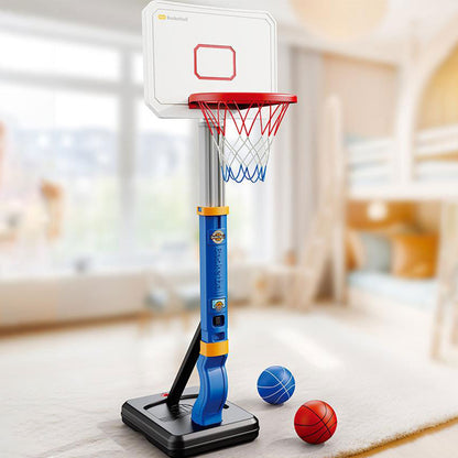 Kids Basketball Training Hoop Height Adjustable Basketball Hoop Set for Indoor  Outdoor Playing Blue